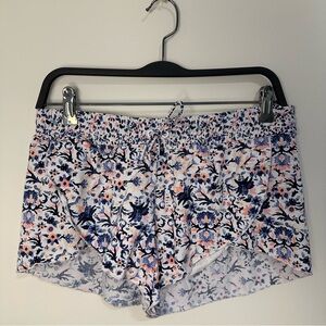 Athleta Floral Running Shorts